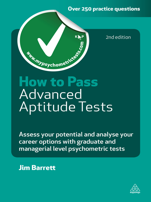 Title details for How to Pass Advanced Aptitude Tests by Jim Barrett - Available